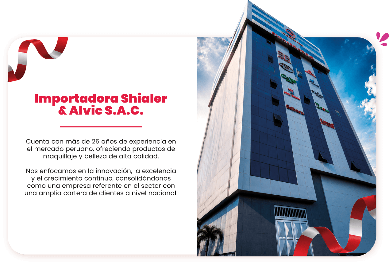 Importadora de cosméticos al por mayor Lima - Shialer & Alvic SAC, 25 años distribuyendo maquillaje y belleza a nivel nacional